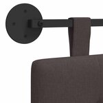 vidaXL Tête de lit suspendue tissu
