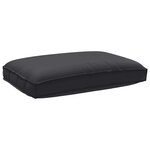 vidaXL Set de coussins de palette 3 Pièces Noir Tissu Oxford