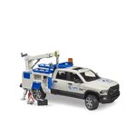 Bruder 02509 - RAM 2500 Camion de service avec grue et gyrophare