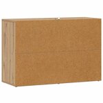 vidaXL Buffet Chêne artisanal 80 x 30 x 53 cm Bois d'ingénierie