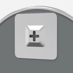 vidaXL Miroir mural Argenté Ø 40 cm Rond