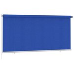 vidaXL Store roulant d'extérieur 300x140 cm Bleu PEHD