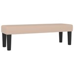 vidaXL Sommier à lattes de lit avec matelas Cappuccino 200x200 cm