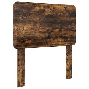 vidaXL Tête de lit Chêne fumé 80 cm Bois d'ingénierie