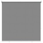 vidaXL Store roulant extérieur protection UV Gris clair Polyester