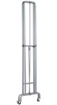 Vestiaire pliant mobile 'FOLDY' H 1800 mm Gris métal UNILUX