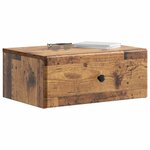 vidaXL Cabinet de chevet mural 2 pc Bois ancien 49 x 34 5 x 20 cm