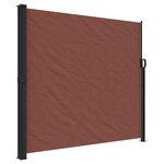 vidaXL Auvent latéral rétractable marron 180x600 cm
