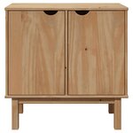 vidaXL Armoire de couloir OTTA 75x40x75 cm bois de pin massif