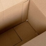 vidaXL Boîte Pliable 50 Pièces Marron 24 x 13 x 13 cm Carton