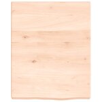 vidaXL Étagère murale 40x50x(2-4)cm bois de chêne massif non traité