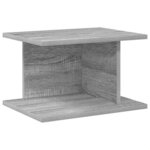 vidaXL Table de chevet 2 Pièces Gris Sonoma 40 x 30 x 25 cm