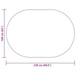 vidaXL Tapis ZIZUR Marron PP