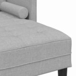 vidaXL Ensemble de Canapés 2 Pièces Gris nuage 173 x 131 x 67 cm tissu