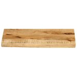 vidaXL Dessus de table 60x20x2 5 cm bord vif bois massif manguier brut