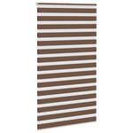 vidaXL Store zèbre marron 120x200cm largeur du tissu 115 9cm polyester