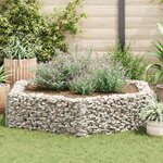 vidaXL Lit surélevé à gabion hexagonale 200x173x40 cm
