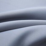 vidaXL Rideaux occultants avec anneaux en métal 2 Pièces Gris 140x245 cm