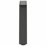 vidaXL Pieds de table basse en forme de A 2 pièces Anthracite 40 x (30-31) cm Acier
