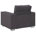 vidaXL Fauteuil canapé Gris 99 x 78 x 84 cm Cuir artificiel