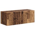 vidaXL Ensemble meuble TV 4 Pièces Bois ancien Bois d'ingénierie