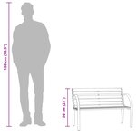 vidaXL Banc de jardin pour enfants 81 cm bois de pin chinois