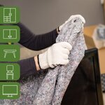 Pack and Move - Lot 12 couvertures de protection pour déménagement et stockage - 1 5 x 2 m - Épaisse et Résistante - Protection meubles