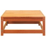 vidaXL Canapé d'angle de jardin avec coussins et repose-pieds