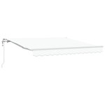 vidaXL Auvent rétractable automatique blanc 300x250 cm