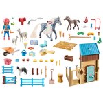 PLAYMOBIL 71353 - Horses of Waterfall Amelia & Whisper avec box pour chevaux