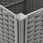 vidaXL Lit surélevé 120x40x38 cm Polypropylène