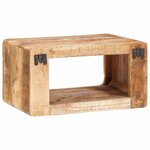 vidaXL Tables de chevet 45 x 30 x 24 cm bois de manguier massif