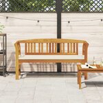 vidaXL banc Finition à l'huile naturelle 157 x 46 x 82 5 cm