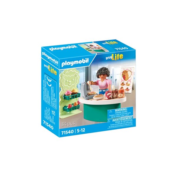 PLAYMOBIL 71540 - My Life Stand de gaufres