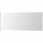 vidaXL Miroir de salle de bain Montage mural Marron 80 x 8 5 x 37 cm