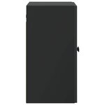 vidaXL Armoire Murale Noir 59 x 31 x 60 cm Bois d'ingénierie