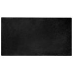 vidaXL Tapis en Fourrure Synthétique de Lapin Olite Noir 60 x 110 cm