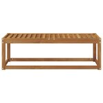 vidaXL Banc de Jardin Bois d'Acacia Massif Naturel 115 x 43 x 37 cm