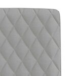 vidaXL Chaises à manger lot de 4 gris nuage tissu