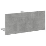 vidaXL Armoire murale 70x16 5x30 gris béton cm bois d'ingénierie