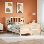 vidaXL Cadre de lit sans matelas 140x200 cm bois massif de pin