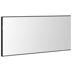 Armoire de miroir de salle de bain vidaXL avec lumière LED Chêne Noir 80x37 cm