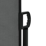 vidaXL Auvent latéral rétractable anthracite 200x1000 cm