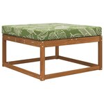 vidaXL Coussin de canapé d'extérieur Modèle feuille 80 x 80 x 8 cm