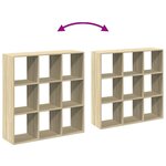 vidaXL Étagère séparatrice de pièce chêne sonoma 102x29x103 5 cm