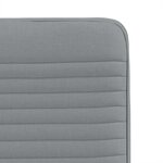 vidaXL Chaises à manger lot de 4 gris clair tissu
