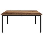 vidaXL Table basse Bois ancien 100 x 100 x 45 cm Bois d'ingénierie