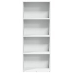 vidaXL Bibliothèque blanc 60x30x152 cm bois d'ingénierie