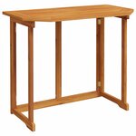 vidaXL Ensemble bistro de jardin 4 Pièces Marron Bois d'acacia massif