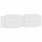vidaXL Lit avec matelas Zadar blanc 180x200 cm similicuir